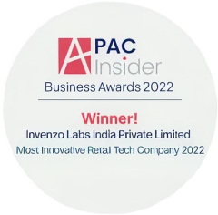 APAC Insider Business Awards 2022 winner badge for Invenzo Labs India Private Limited